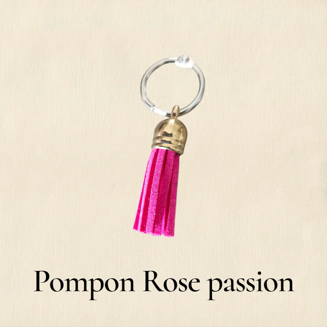 Pompon Rose passion Patte de luxe