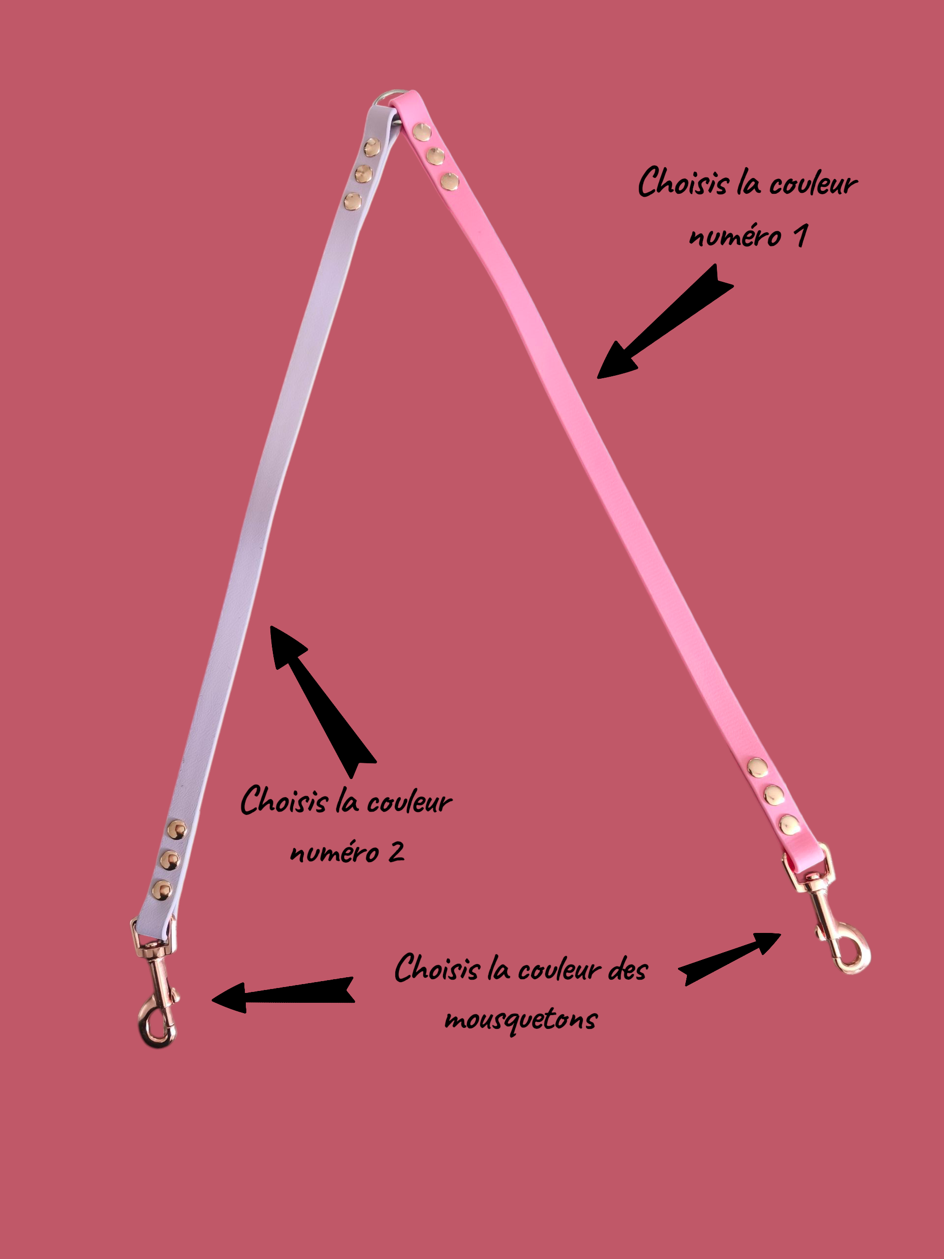 Doubleur de laisse Patte de luxe
