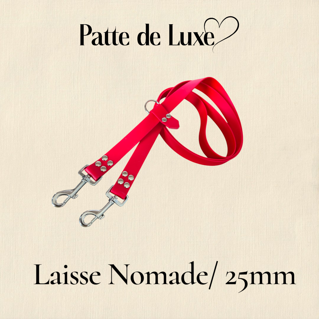 Laisse Nomade / 25mm Patte de luxe