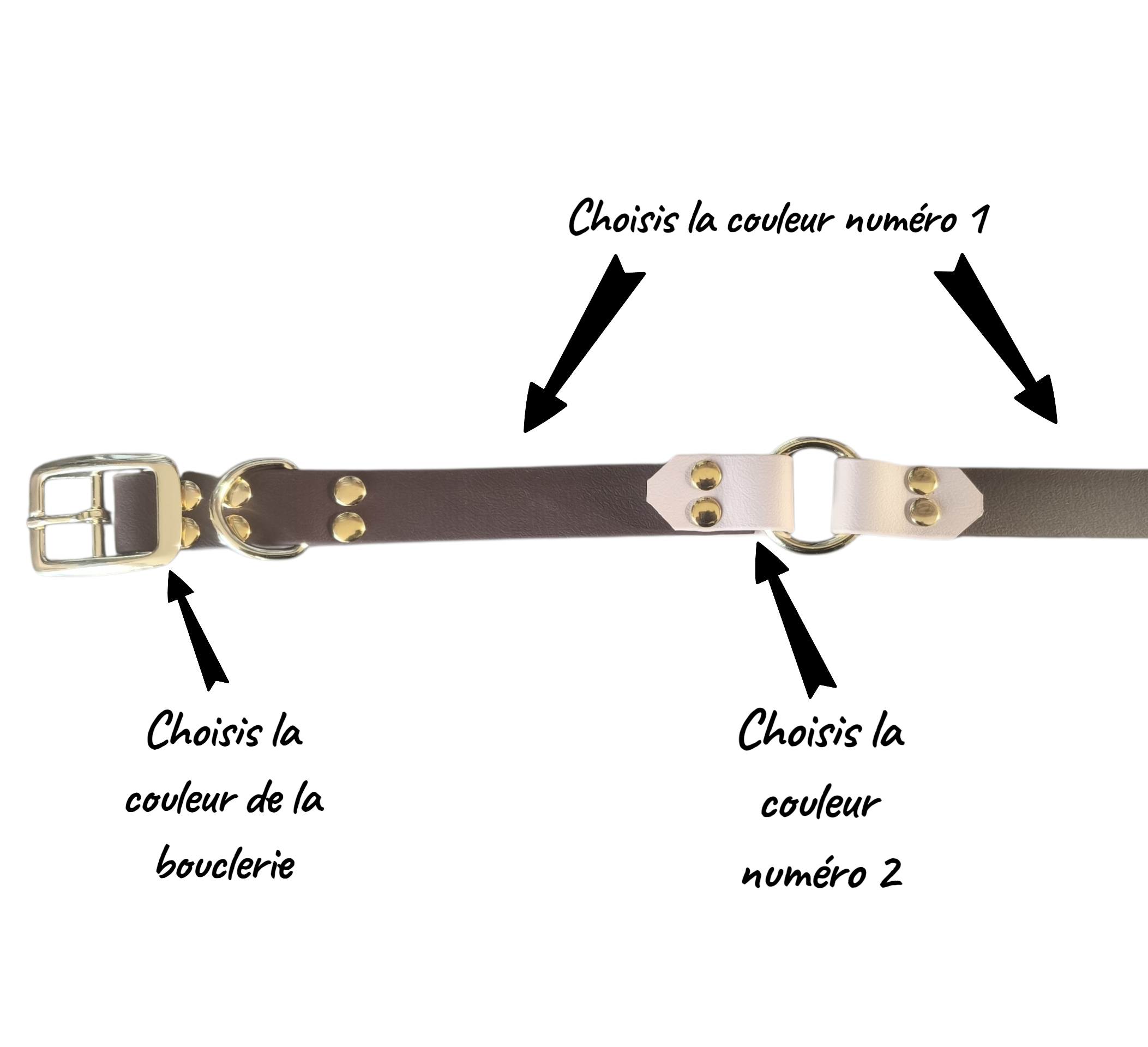 Collier Moa bicolore